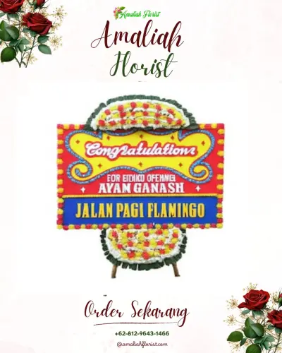 Bunga Papan Congratulation di Sumber Wuluh
